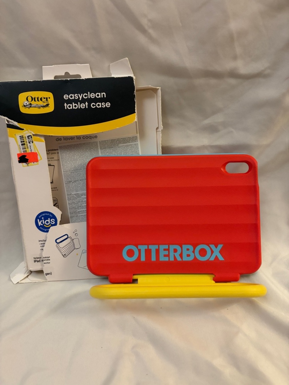 OtterBox Kids Tablet Case in Red with Yellow Stand